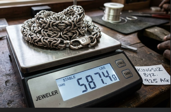 Heavy 925 Kingsize Byzantine Chain