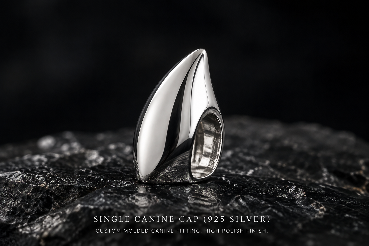 Custom 925 Silver Canine Cap